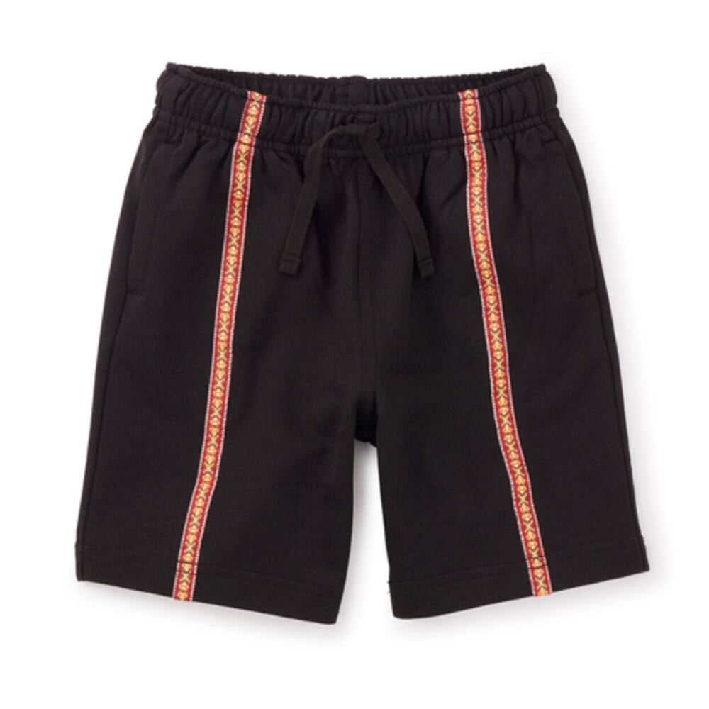 Tea Collection NWT Black Twill Tape Detail Shorts.